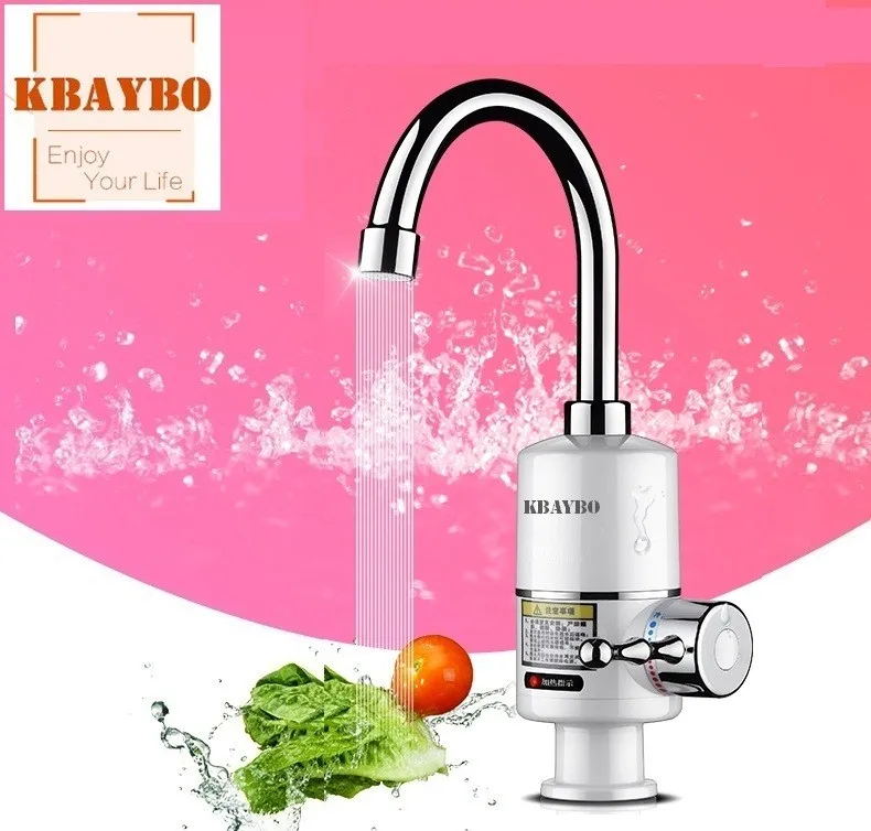 3000 Вт водонагреватель Мгновенный Белый ЕС штекер кран безтанковый кухонный