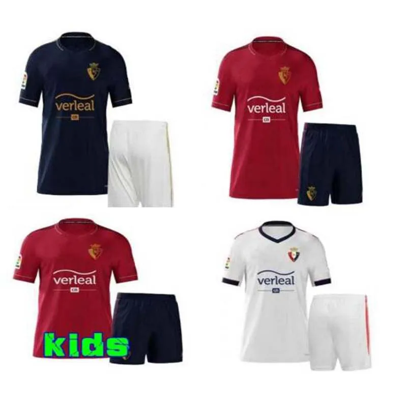 

New Arrive 20 21 For Osasuna Kids Camiseta De Futbol 2020 Adult Camisa Leisure Best Quality Running Set