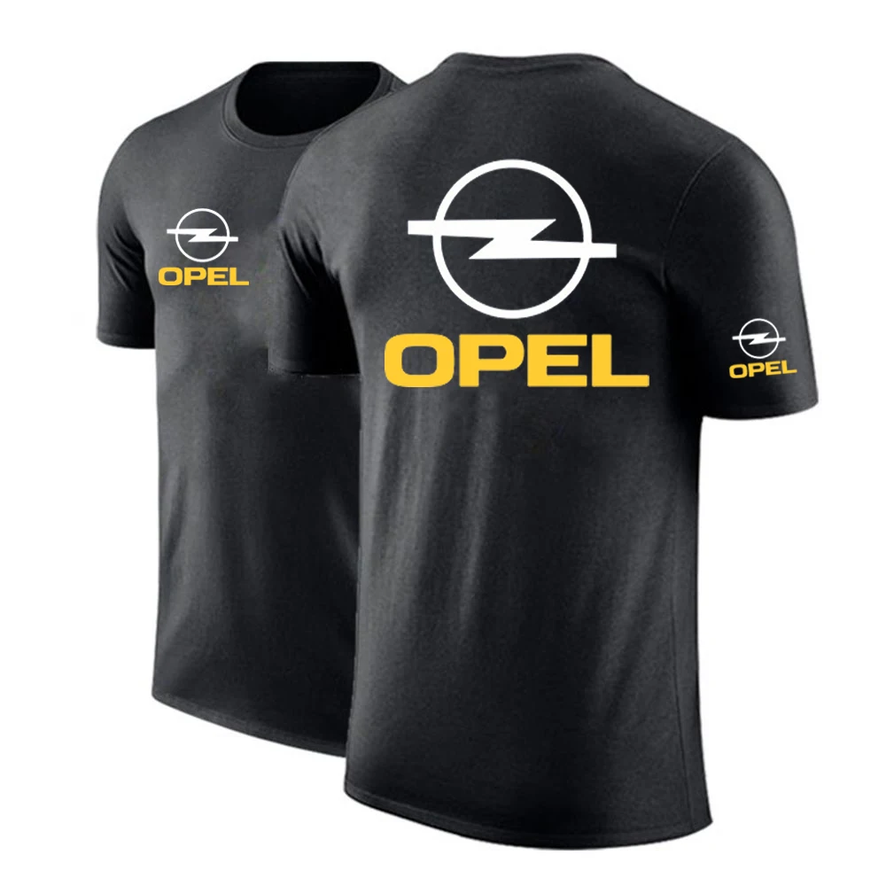 

NEW Unisex OPEL Color Customize Tshirts Male Comfortable Short Sleeves Man's 100%Cotton Hip Hop College O-Neck Print Tops