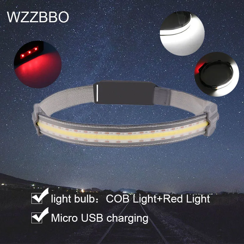 Светодиодный налобный фонарь светильник Водонепроницаемый супер яркий Кемпинг