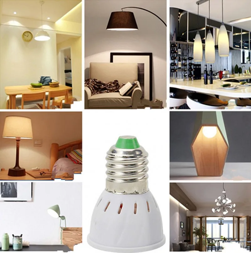 

GU10 LED RM16 Spotlight Bulb 48 60 80leds lampara 220V GU10 bombillas led Lampada Spot light