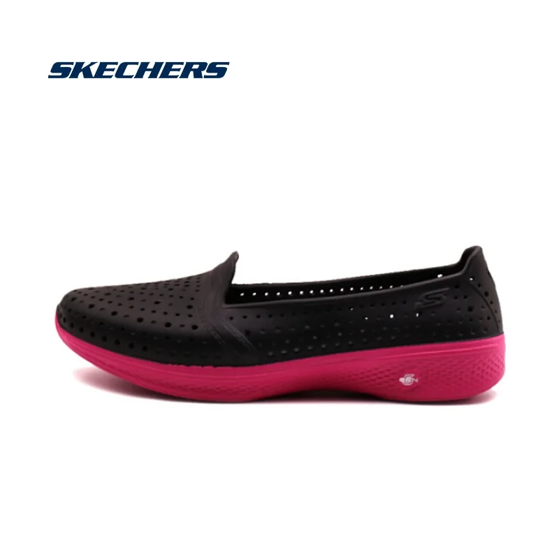 Женские туфли на плоской подошве Skechers Повседневная дышащая обувь высокого