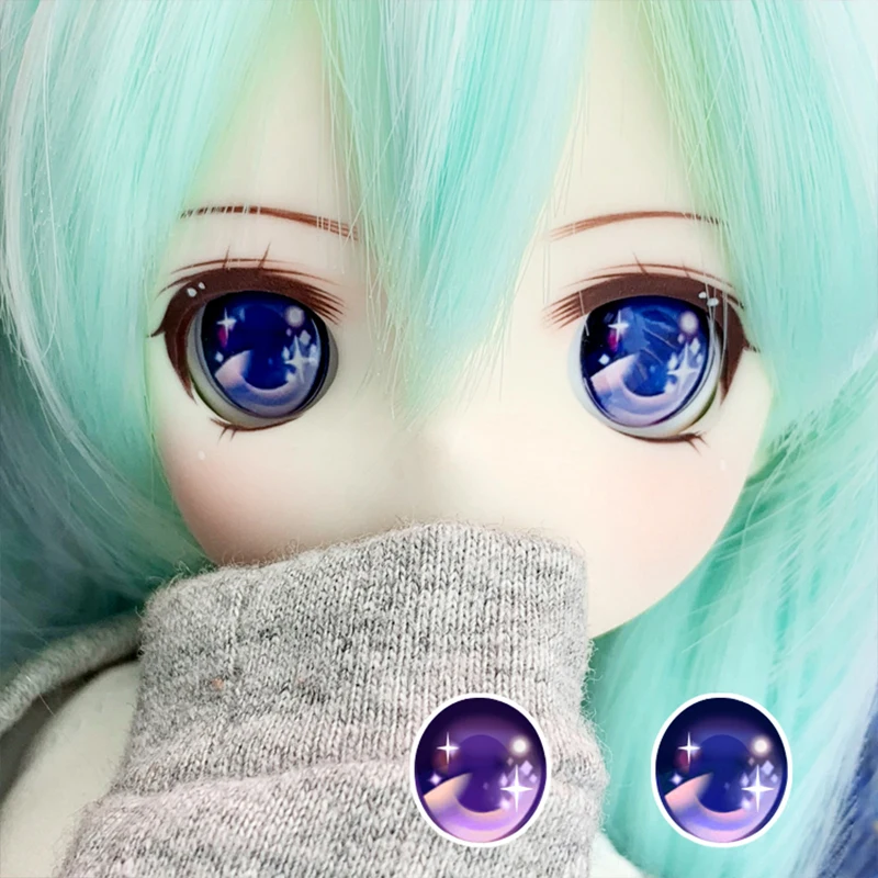 BJD глаза 10мм-12мм-22мм Кукла мультфильм глаза для 1/8 1/6 1/4 1/3 BJD SD DD кукла аксессуары давление глаза