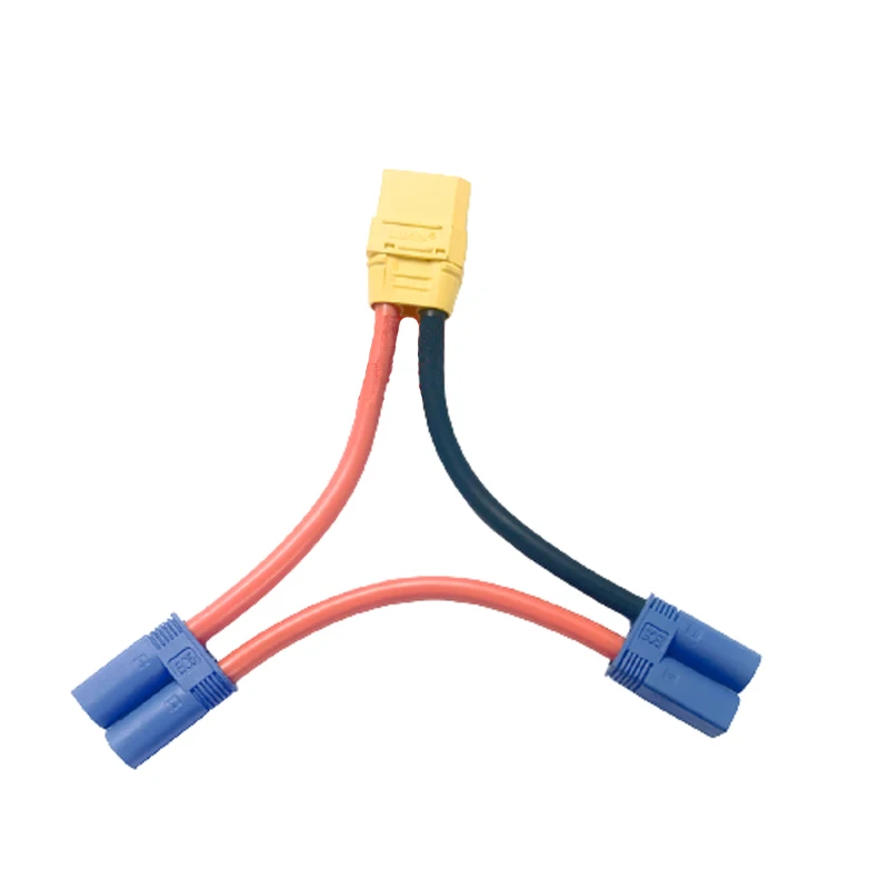 

Battery ESC Adapter Cable XT90 Female to EC5 Male Plug Series Wire 10AWG High Current Connector for RC DIY Airplane Model Parts