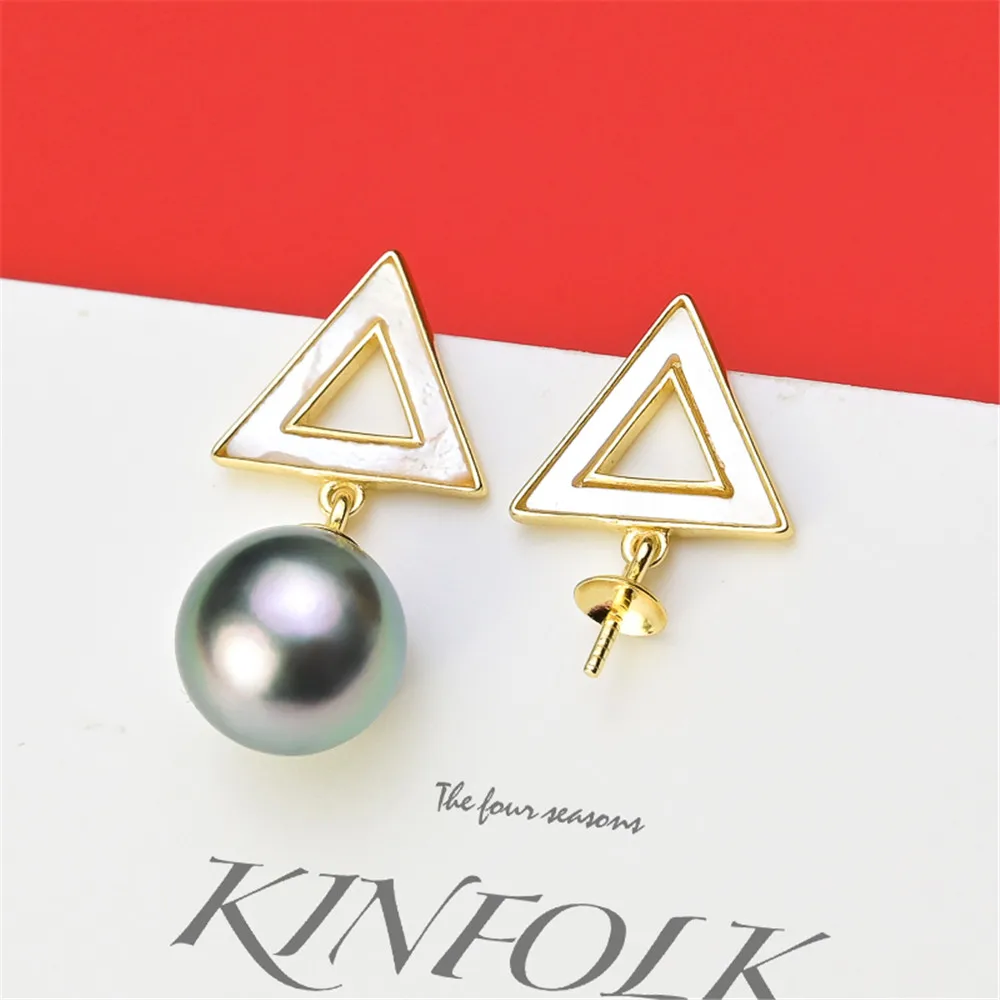 

Настоящее Твердые 925 стерлингового серебра жемчужные серьги-гвоздики, аксессуары Findings, сделай сам, ювелирное изделие ушной крючок пустые По...