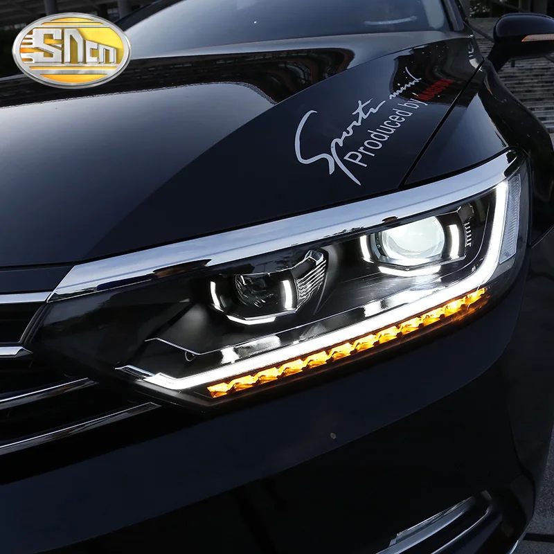 SNCN автомобильный Стайлинг светодиодная фара в сборе для Volkswagen Passat B8 2017 2018 2019