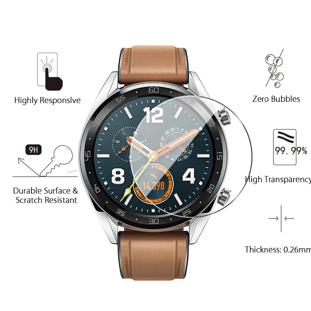 Защитная пленка для экрана huawei Watch GT из закаленного стекла защита от взрыва