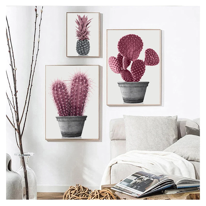 Настенные картины постеры и принты для украшения дома искусство растений на