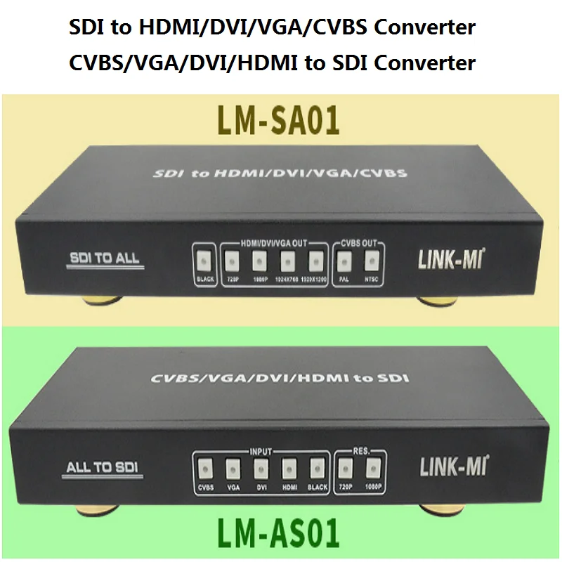 LINK-MI SDI to ALL and Converter HDMI DVI VGA CVBS / | Электроника
