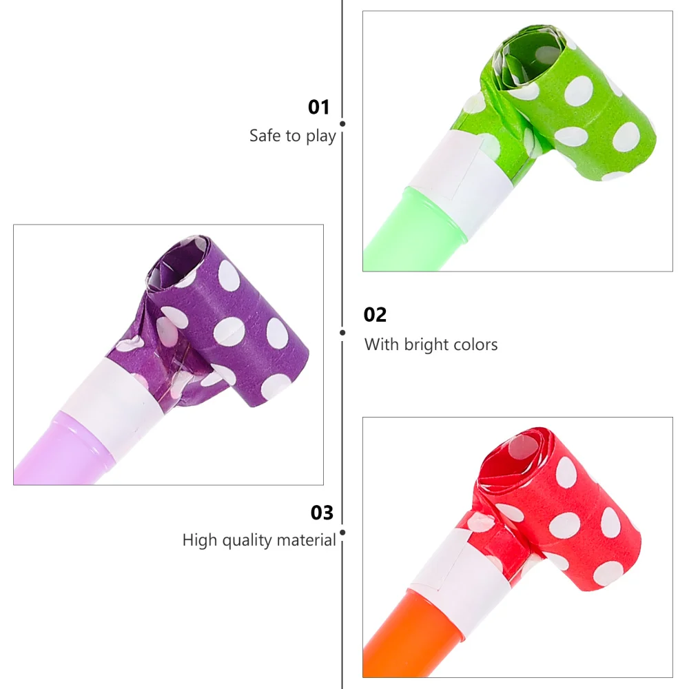 

42pcs Interesting Party Whistles Blowout Whistle Props Party Supplies