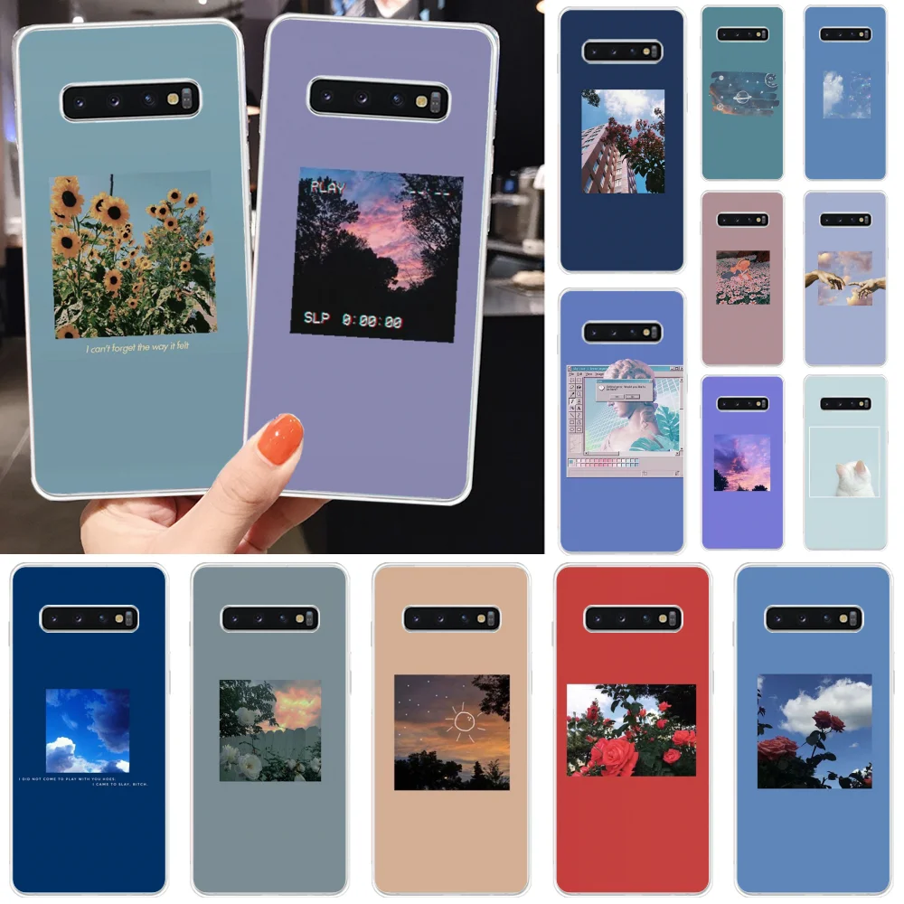 BaweiTE розовый чехол для телефона Samsung S10 Plus S9 S8 S8plus S7 S6 | Мобильные телефоны и