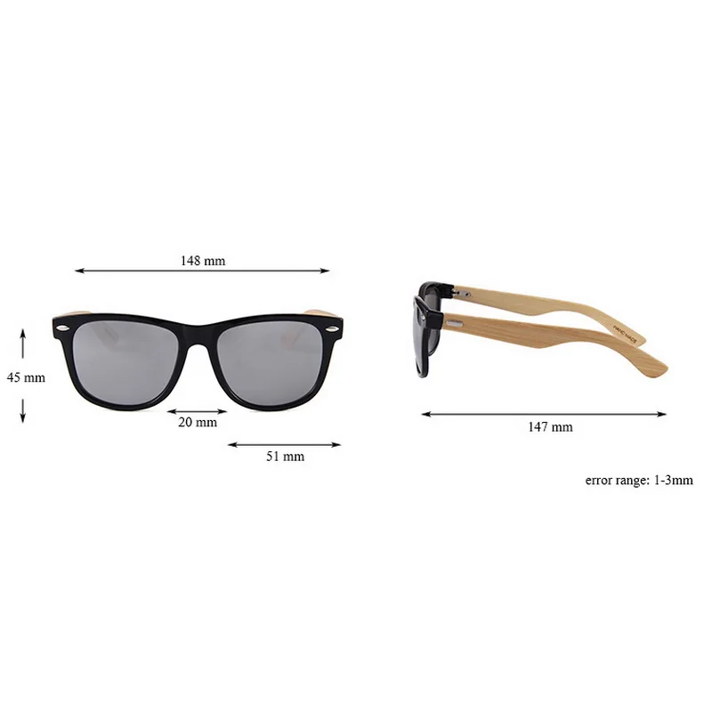 

Natural Wood Polarized Sunglasses Men Brand Designer Travel Goggles Sun Glasses Hiking Driving Eyeglasses Men's Shades Uv400
