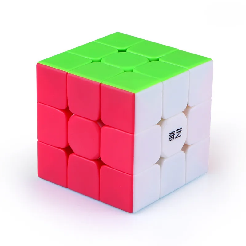 Волшебный кубик QiYi Warrior S 3x3x3 головоломка Qiyi без наклеек скоростной Обучающие
