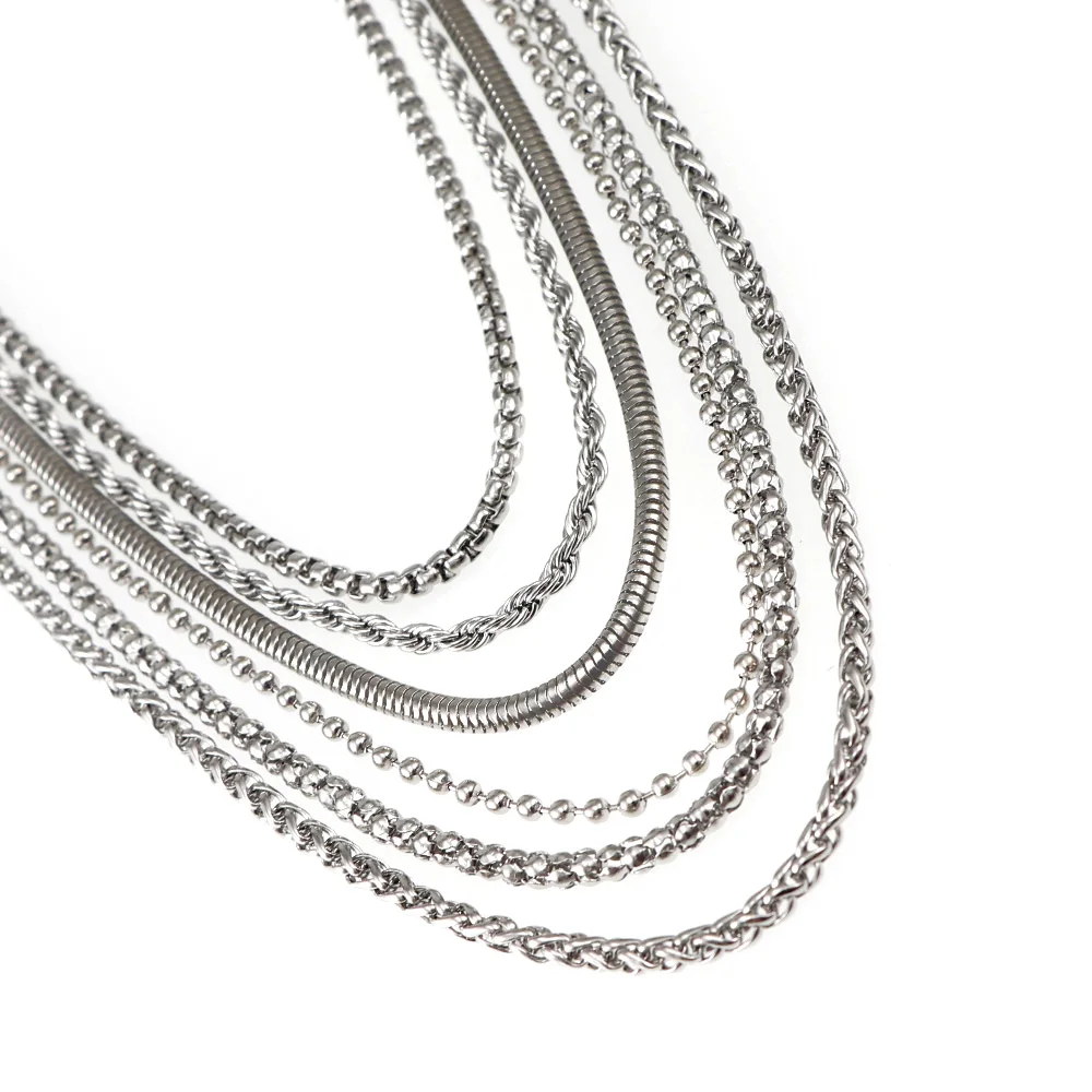Ожерелье цепочка из нержавеющей стали|Цепочки| |