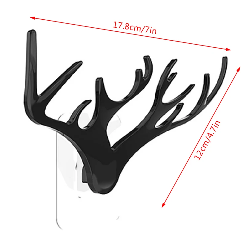

Vintage Deer Head Animal Clothes Hooks Hanger Hanging Hook Home Wall Door Decor Wall Decoration