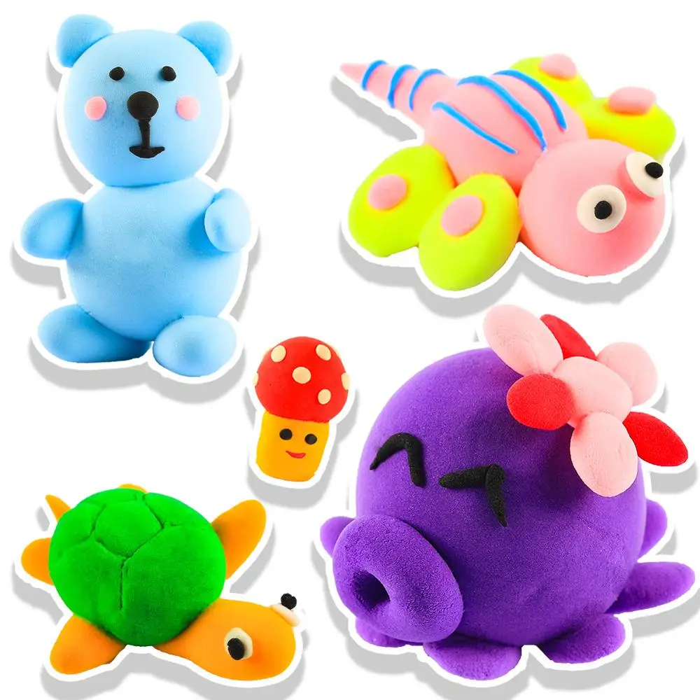 DIY пушистая пена слизь воздух сухой Пластилин Глина для мягкого хлопка талисманы