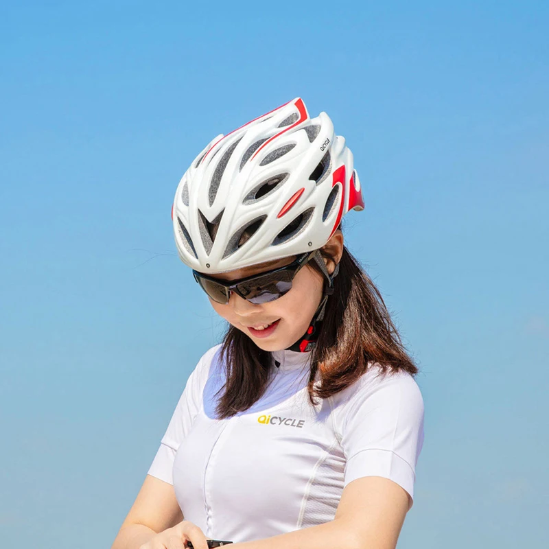 Qicycle головной шлем электрический скутер велосипед скейтборд легкий съемный