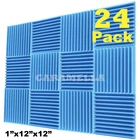 24 шт. 300x300x25 мм студийная акустическая панель поролоновая звуковая пена звукоизоляция Защитная губка Звукопоглощающая Панель для обработки