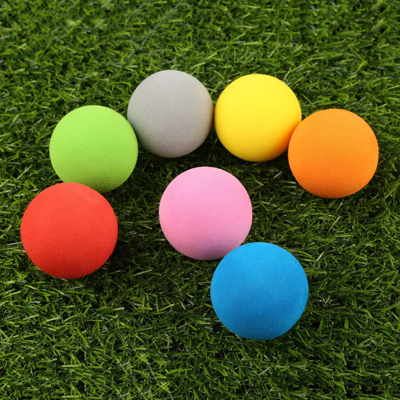 

Мячи для гольфа из пены ЭВА, 10 шт./лот, мягкие губчатые мячи для игры на открытом воздухе, мячи для тренировок в гольфе/теннисе, 7 цветов