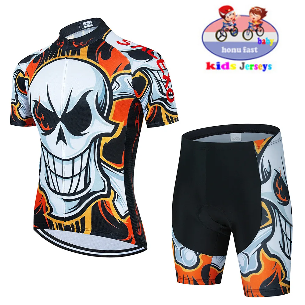 Велосипедная майка 2023 детский летний комплект для велоспорта одежда спортивная