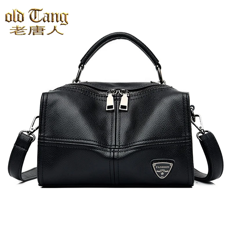 

Вместительные дамские сумочки OLD TANG для женщин 2020, повседневные лаконичные сумки через плечо из мягкой искусственной кожи, дизайнерская сум...