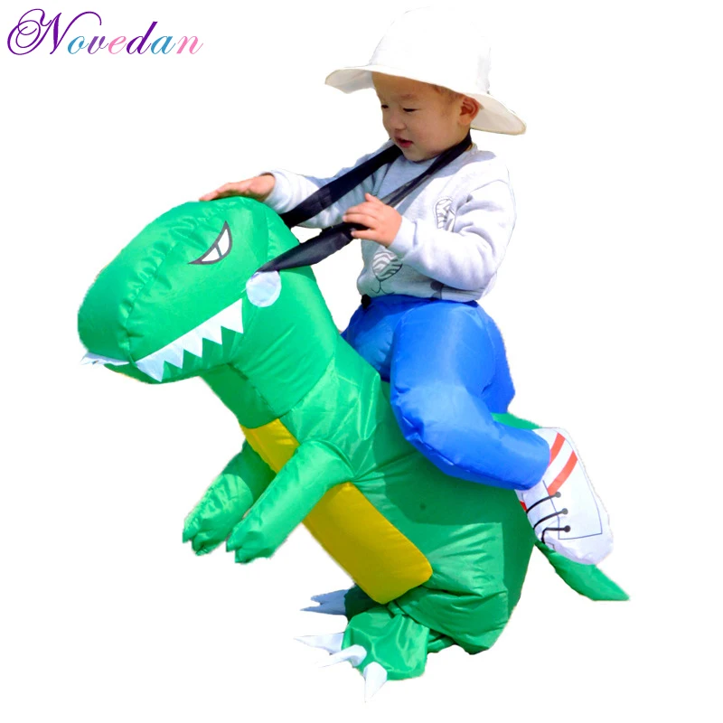Baby Inflatable Dinosaur Costumes for Children Horse Fancy Dress Ball Toy Party Club Performance Inflatable Costumes