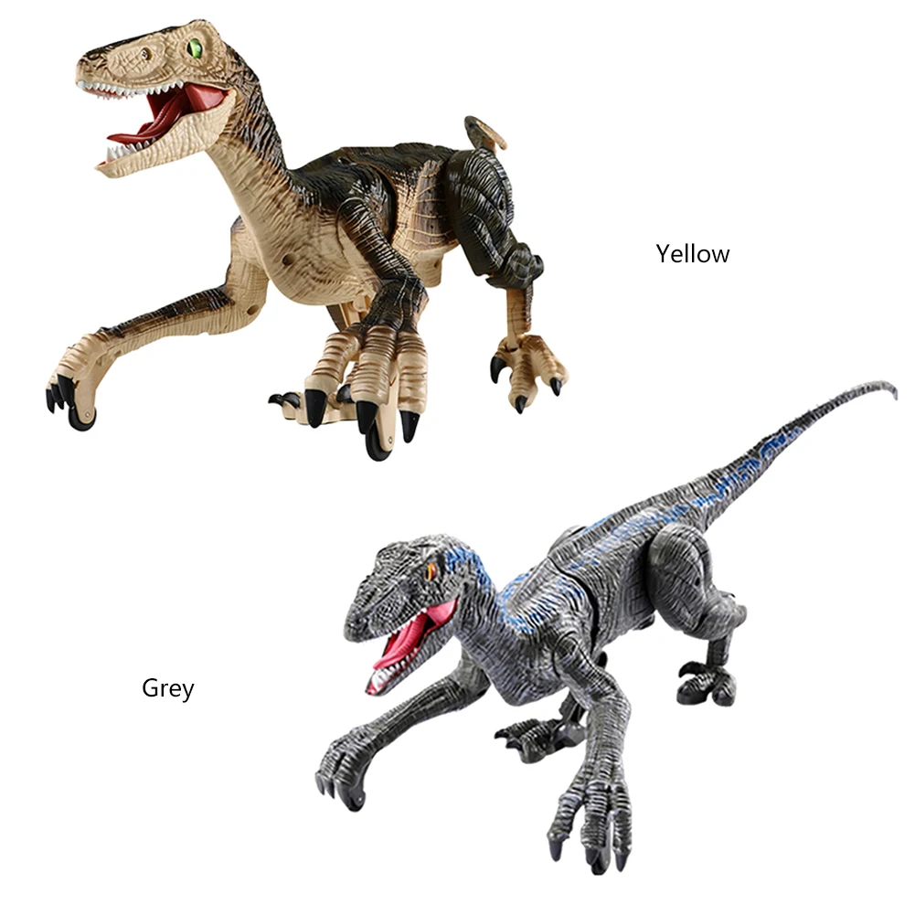 2 4G Φ Raptor Jurassic Remote Control динозавр RC электрическая прогулочная игрушка дракон для