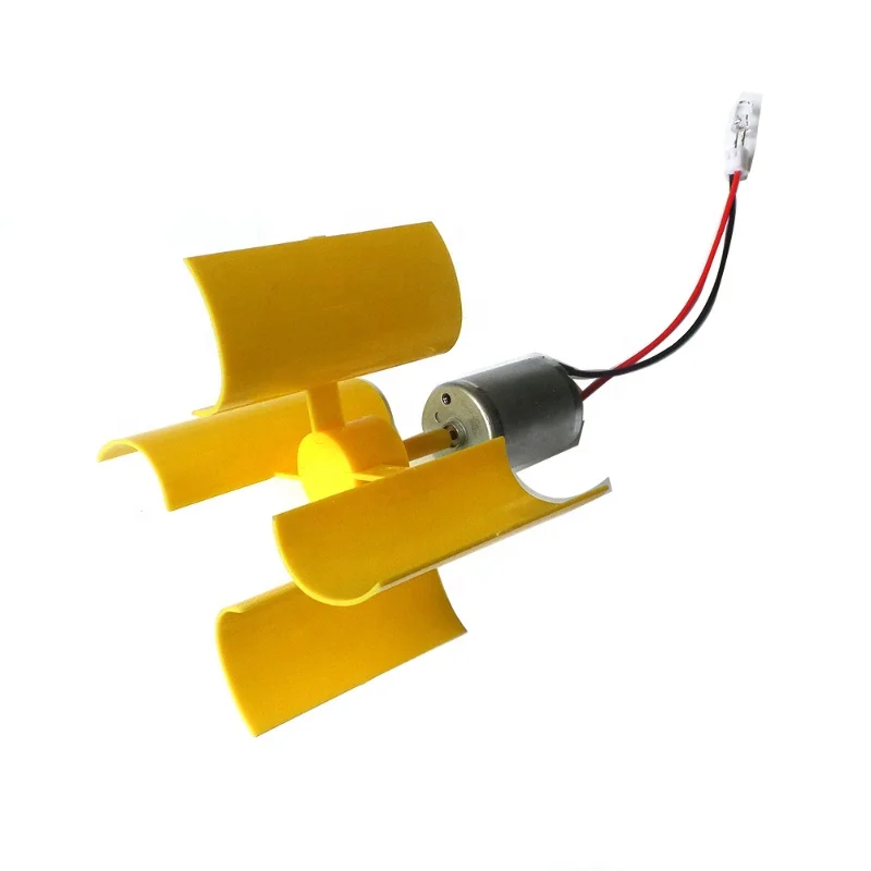 Мини-генератор ветряной турбины мини-двигатель с лезвием и светодиодной