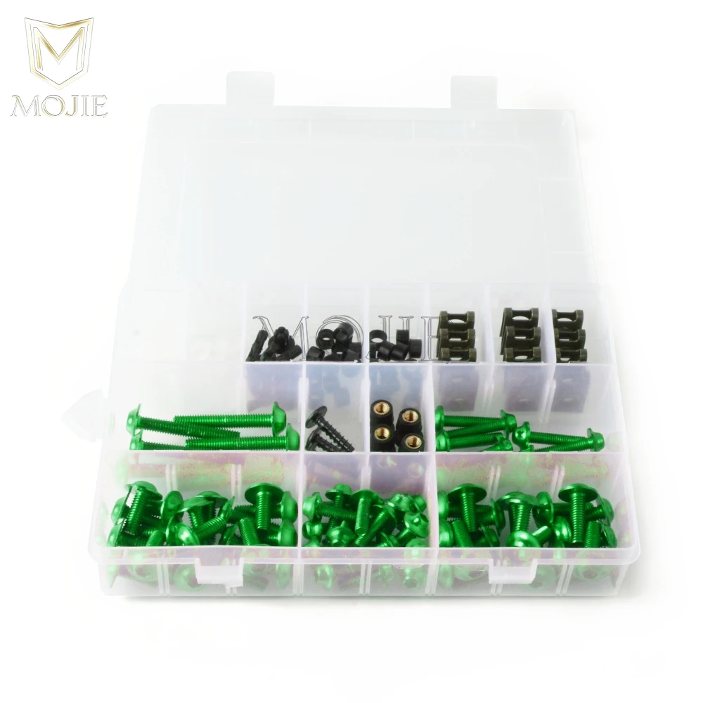 Комплект болтов обтекателя для мотоцикла Kawasaki ZX6R ZX6RR ZX636R ZX12R ZX 1200 ZX300R ZX7R ZX7RR ZX750 ZX9 |