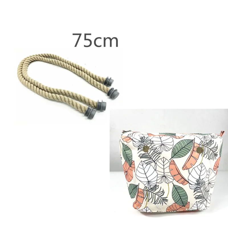 Новый холщовый внутренний карман на молнии с цветами подкладка