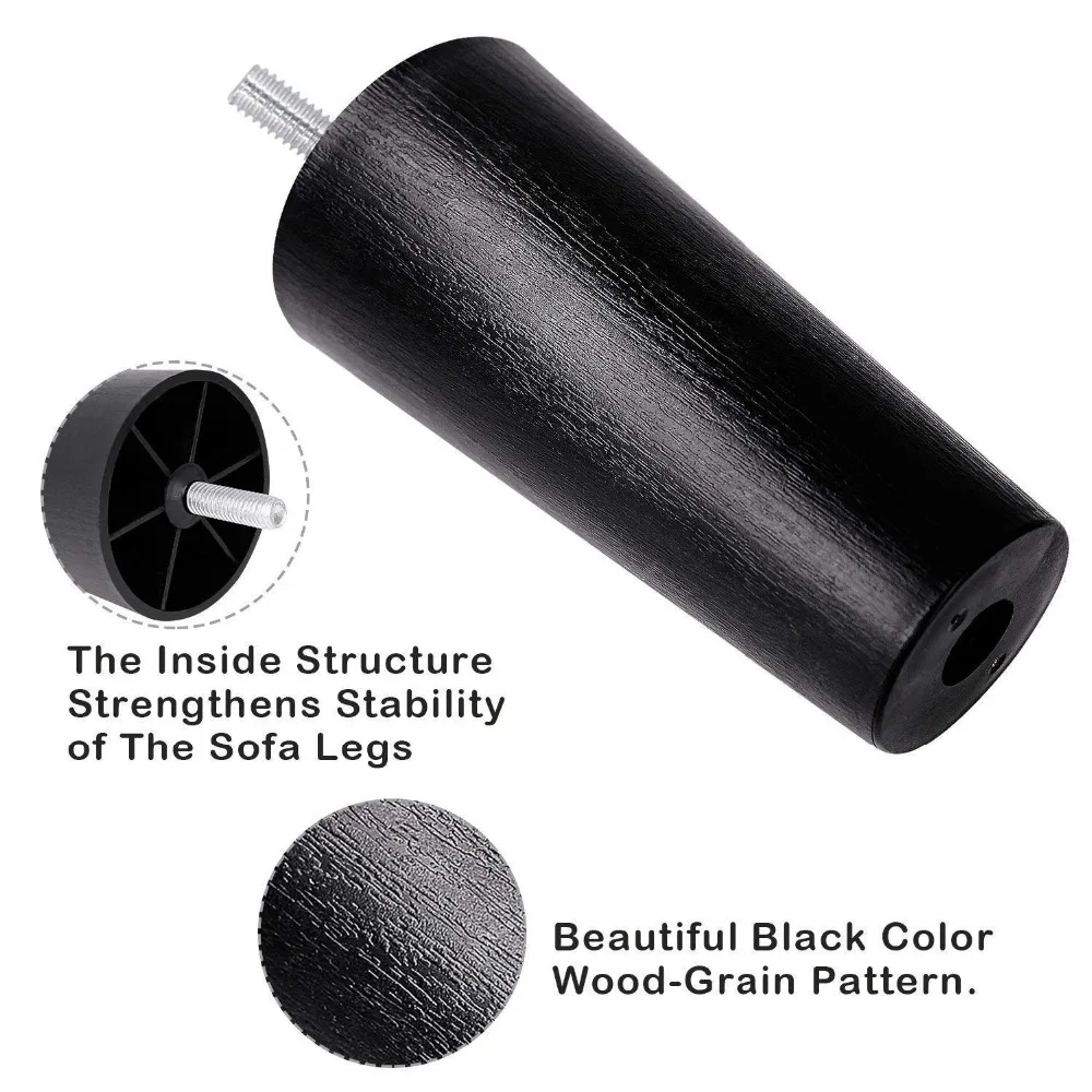 4 шт. Пластик ножки мебели круглые сплющенные стол шкафы средства ухода за кожей