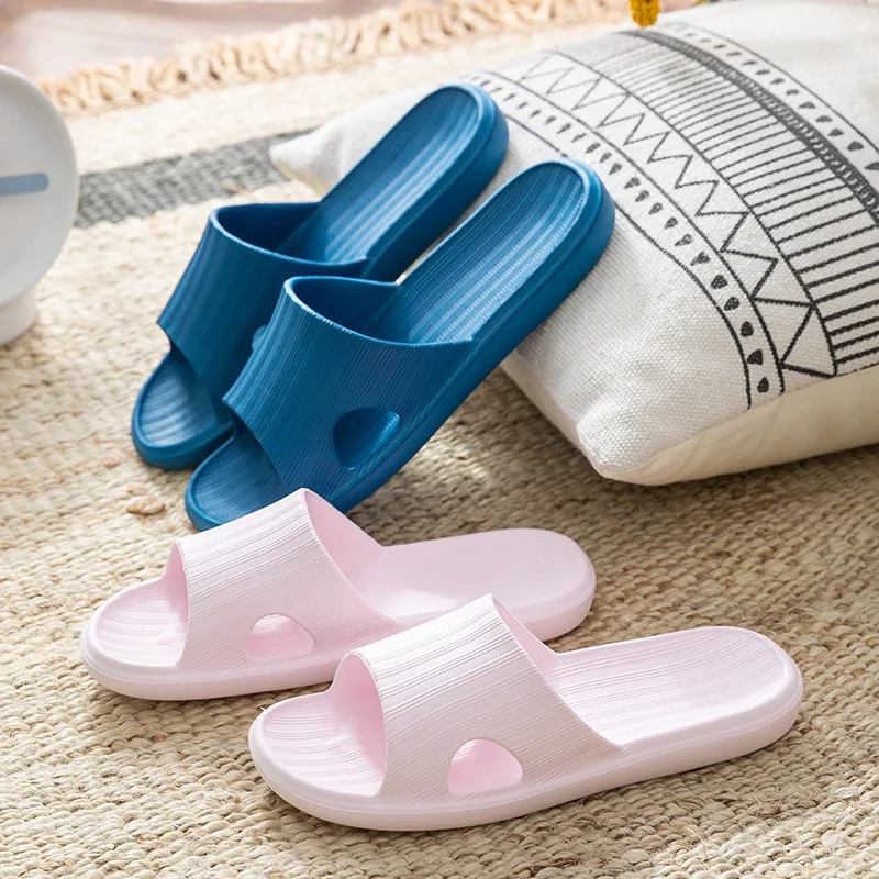 

2021 spring and summer new slippers female summer EVA indoor household non slip slippers couple slippers