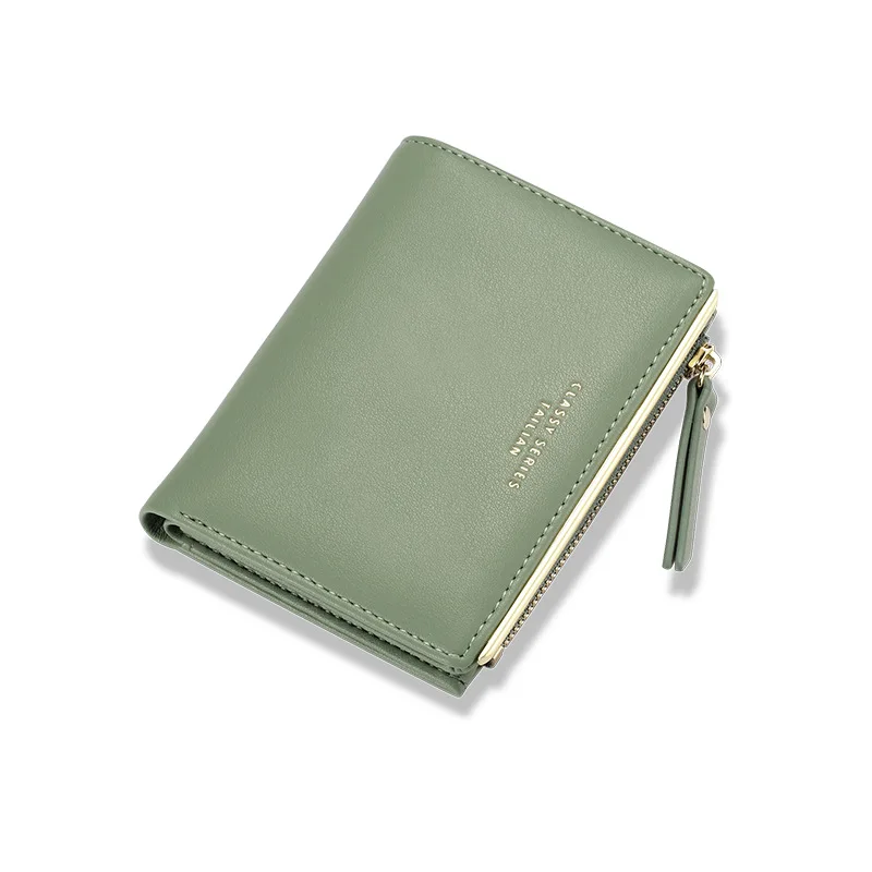 

Cute Korean Wallet Women Minimalist Zipper Snap Coin Holder Colorful Wallet Women Photo Billetera Mujer Money Bag DE60NQB