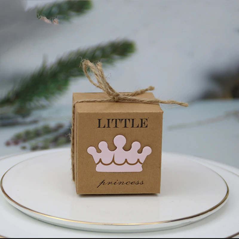 10 шт./лот свадебные вечерние коробки с принцем и принцессой Подарочная коробка