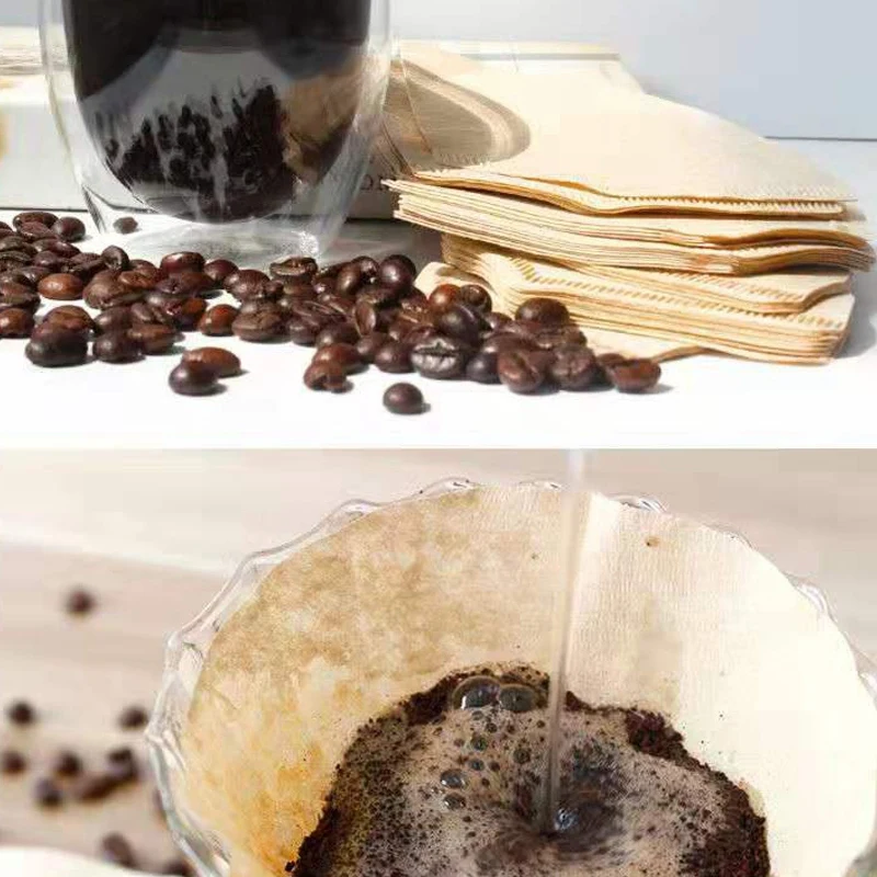 50 шт. деревянные фильтры для кофе|Фильтры кофе| |