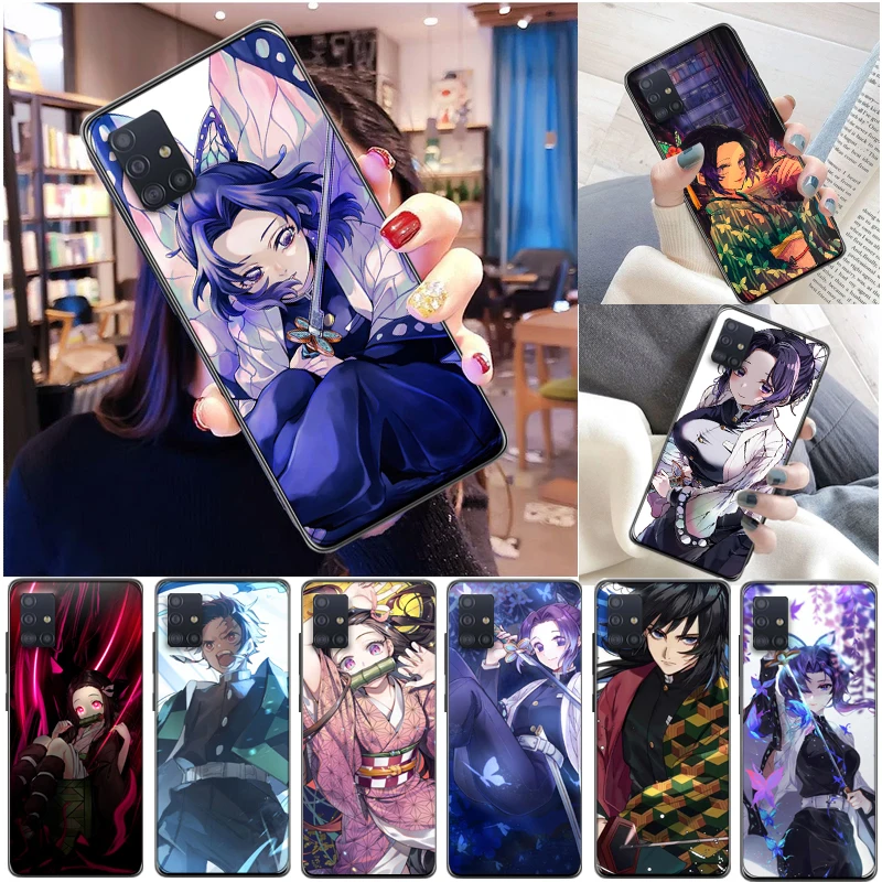 

Demon Slayer Kamado Tanjirou Kamado Nezuko Kimetsu No Yaiba Agatsuma Zenitsu Phone Case For Samsung Galaxy A51 4G 5G Funda