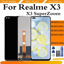 For Realme X3 SuperZoom RMX2086 LCD Screen Display Touch Digitizer Panel Assembly Replacement