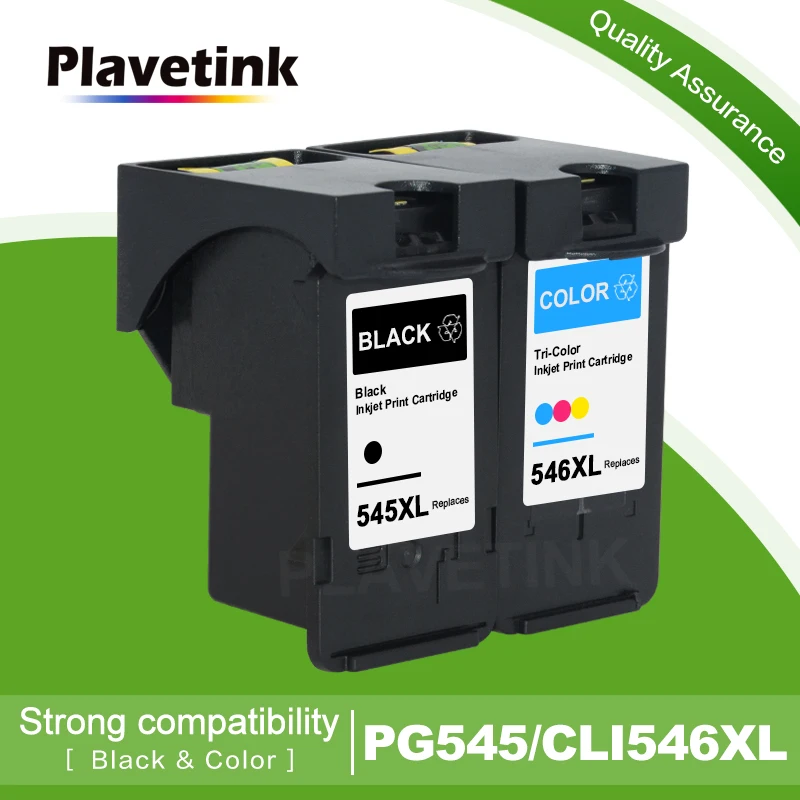Черные картриджи Plavetink 545 546 Catridge для Canon IP2850 MG2950 MX495 MG 2850 2950 чернильный картридж
