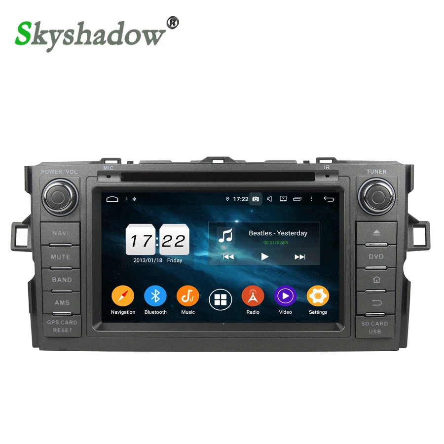 DSP Android 10 4G + 32GB мультимедийный автомобильный радиоприемник DVD-плеер Wifi LTE RDS GPS