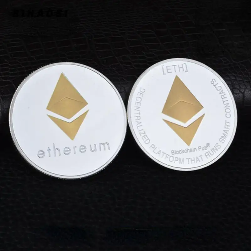 

2021 Virtual Ethernet Two Color Relief Commemorative Coin Gold Coin Gift Commemorative Medallion Gift Collection Wholesale