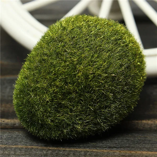 Новые 1 шт./лот искусственные камни покрытые мхом трава бриофиты растительный