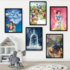 Картина на холсте с изображением принцессы из мультфильма Бьюти и чудовище