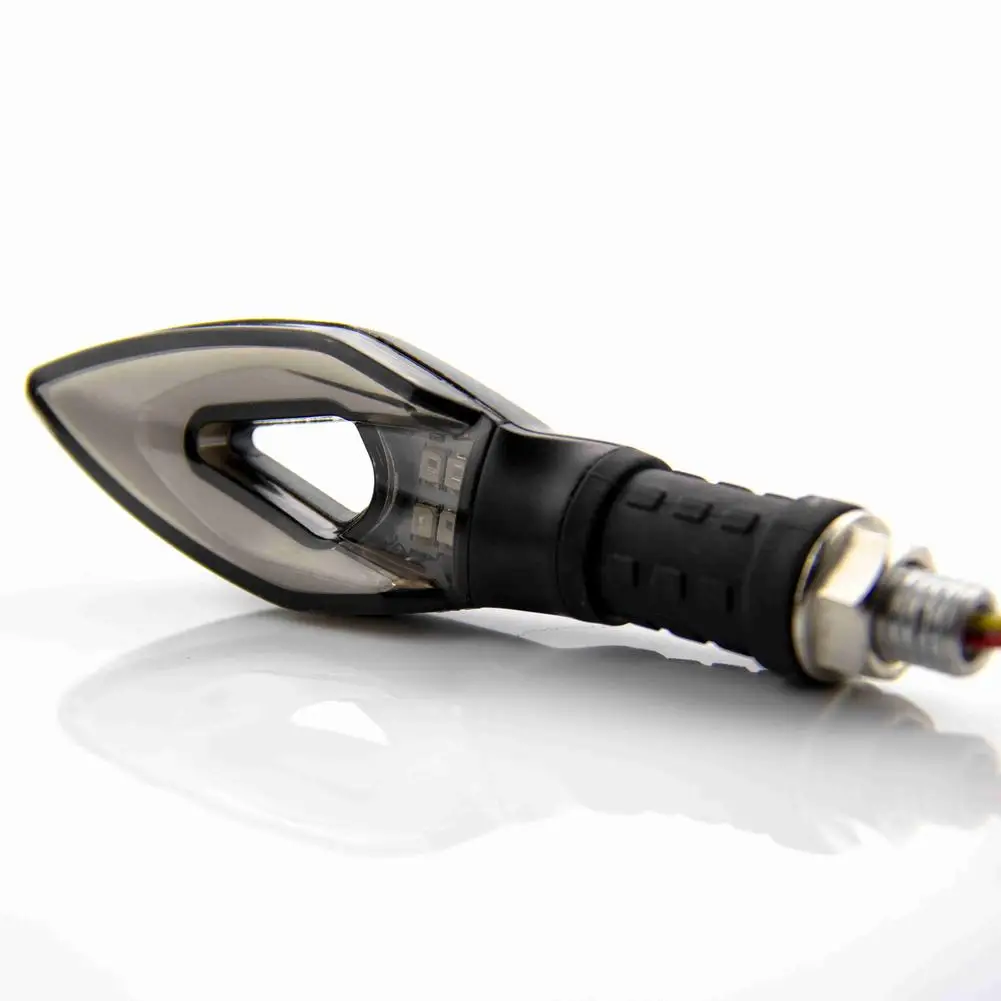 

Motorcycle Double LED Turn Signal Light With Heart-shaped V-type Light Guide