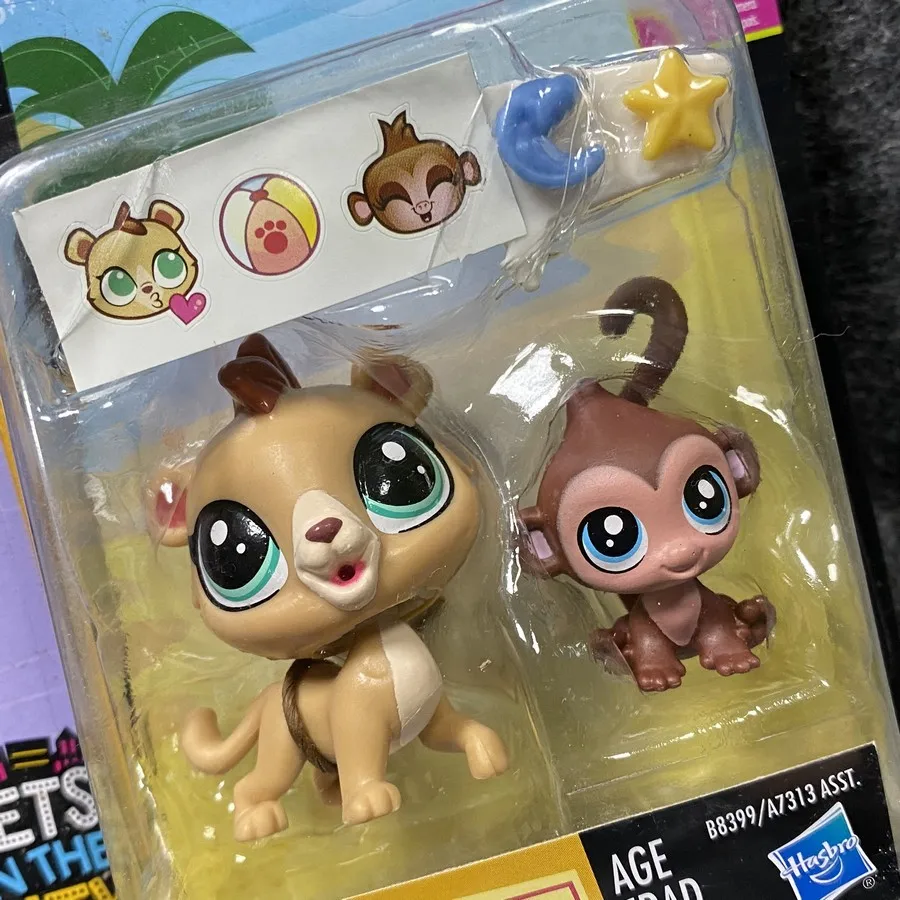 Оригинальные животные Littlest Pet Shop Lulu Foxy Lamb Deerheart Кошка Собака Щенок обезьяна модели