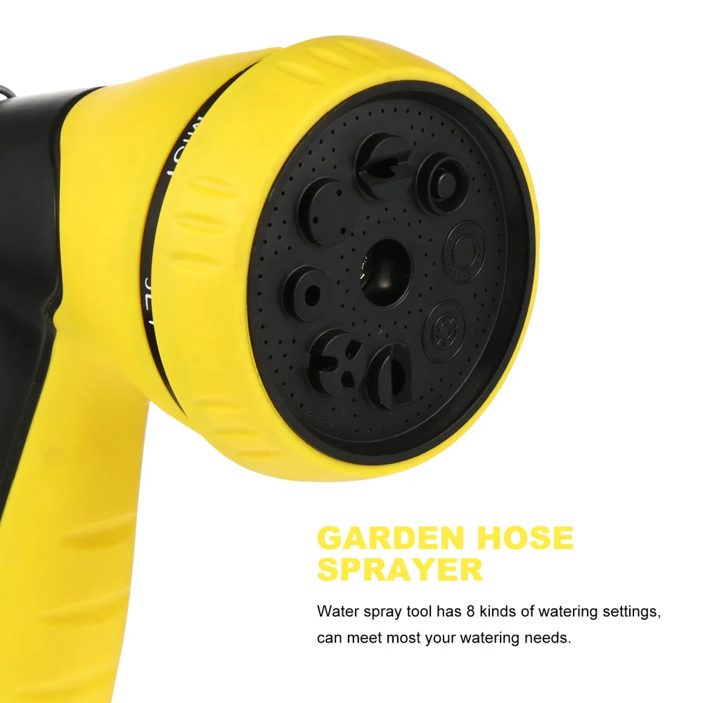 

Water Hose Spray Nozzle Garden Hose Nozzle with 8 Watering Spray Patterns