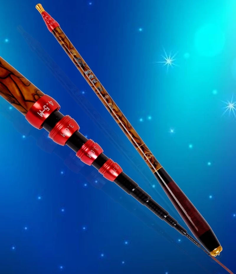 6 3 м ультракороткие сверхлегкий углеродного волокна Удочки 43 см для ухода за