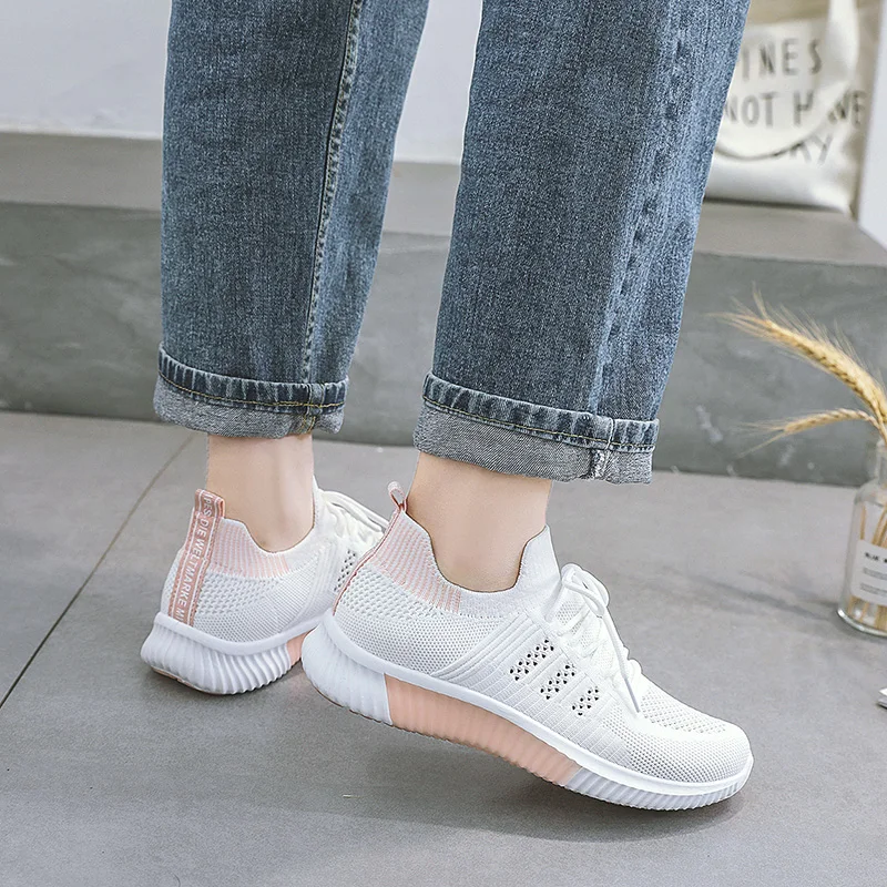 Женские кроссовки для прогулок и спортзала Повседневная летняя обувь женщин |