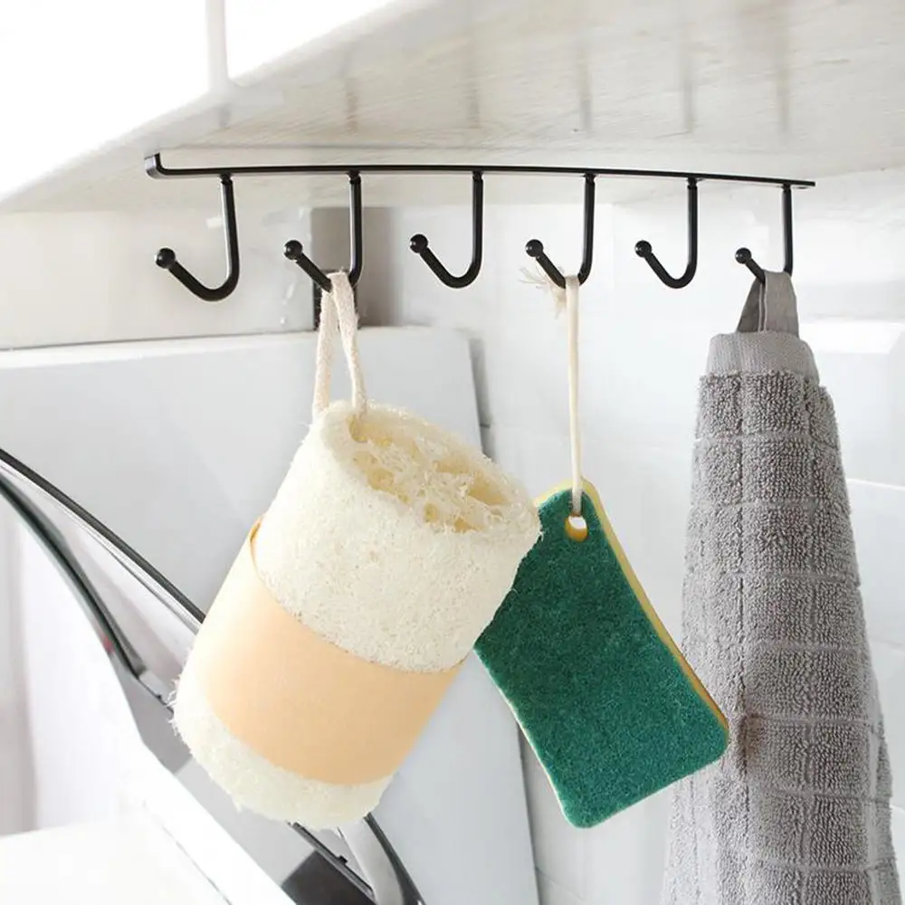 Крюк чашки держатель факсированная гардероб с крючком фирмы повесить Кухня под