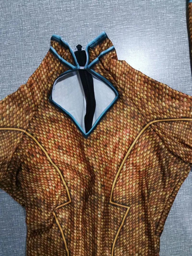 Новинка костюмы для косплея Mera Женский костюм супергероя Zentai аксессуары