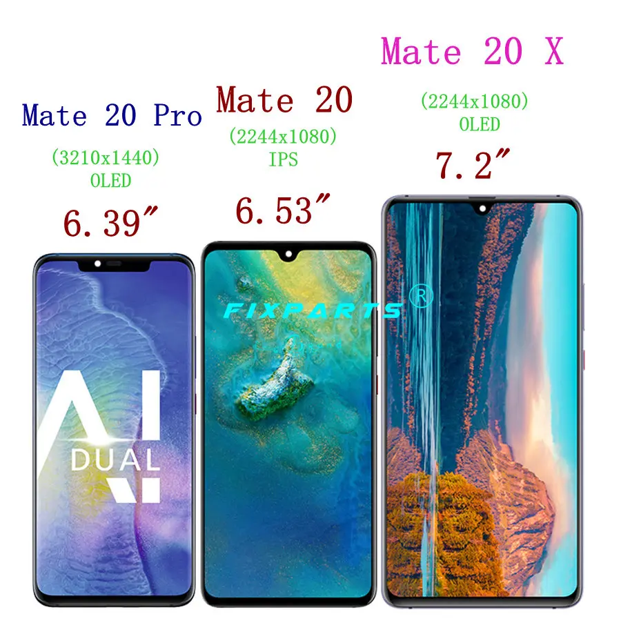 AAA + экран для Huawei Mate 20 Pro ЖК-дисплей сенсорный дигитайзер Замена ЖК-экран с рамкой |
